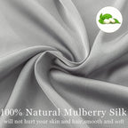 Funda de almohada satén gris para modelo ( Almohada ergonómica antiestrés ) - additional image 1